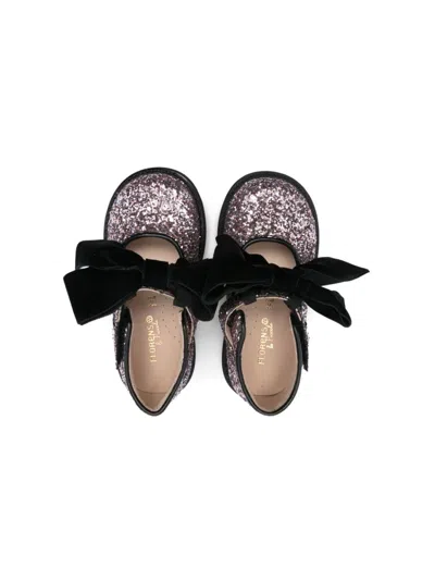 Florens Glitter Ballet Flats In 粉色