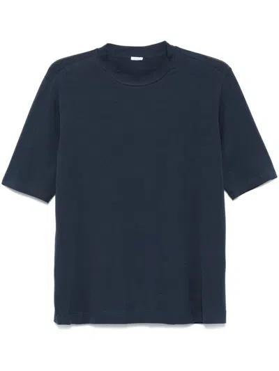 Malo Crew-neck T-shirt In 蓝色