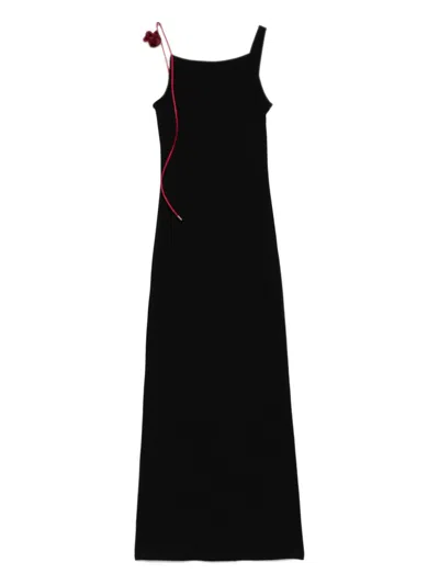 Seen Users Surrealist Maxi Dress In 黑色