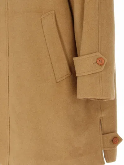 Pre-owned A.n.g.e.l.o. Vintage Cult 1980s  Single-breasted Coat In 褐色