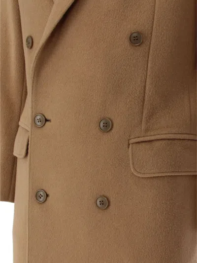 Pre-owned A.n.g.e.l.o. Vintage Cult 1970s  Double-breasted Coat In 中性色