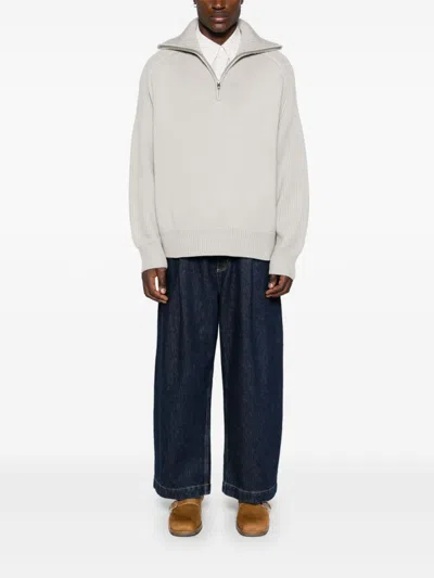 Studio Nicholson Level Sweater In 灰色