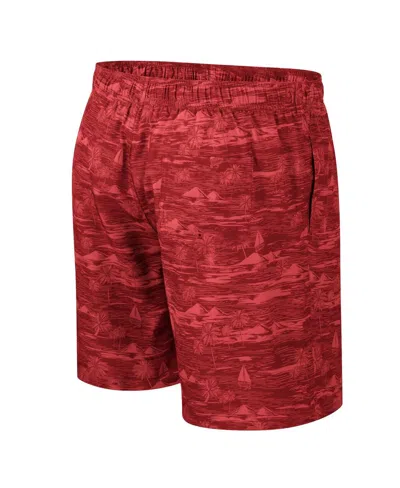 Colosseum Men's Cardinal Iowa State Cyclones Ozark Swim Shorts In Cardinal