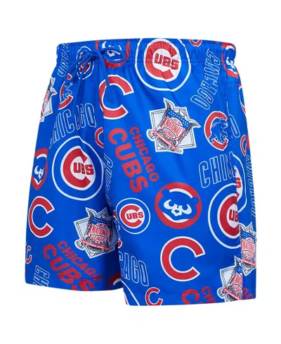 Pro Standard Men's Royal Chicago Cubs Toss Logo Woven Shorts In Royal