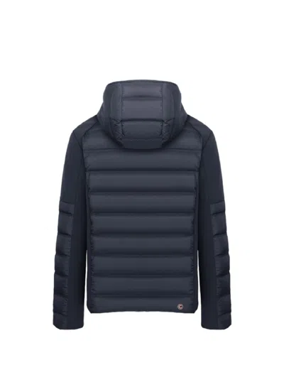 Colmar Originals Quilteed Fixed Hood Jacket In Blue