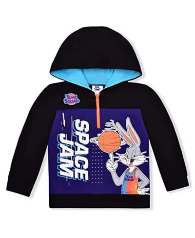 Children's Apparel Network Toddler Black Space Jam Graphic Pullover Hoodie In Black