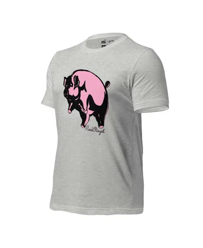 Section 119 Men's And Women's Gray Pink Floyd Animals Tri-blend T-shirt In Gray