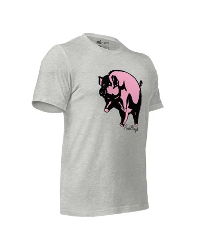 Section 119 Men's And Women's Gray Pink Floyd Animals Tri-blend T-shirt In Gray