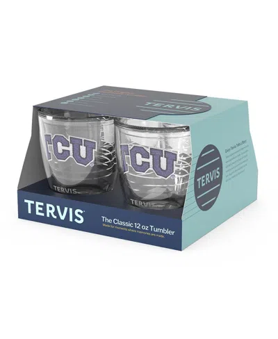 Tervis Tumbler Tcu Horned Frogs 4-pack 12oz. Emblem Tumbler Set In No Color