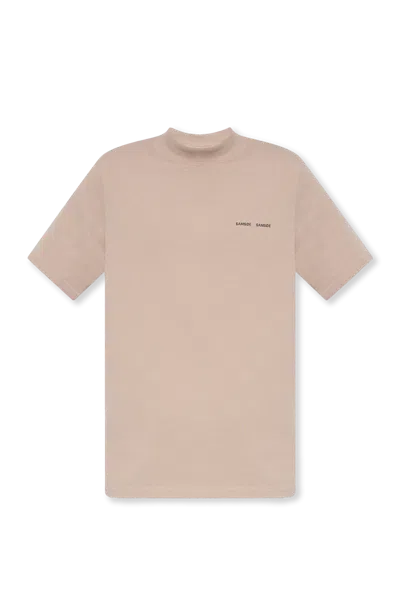 Samsoe & Samsoe Samsøe Samsøe ‘norsbro' T-shirt In Beige