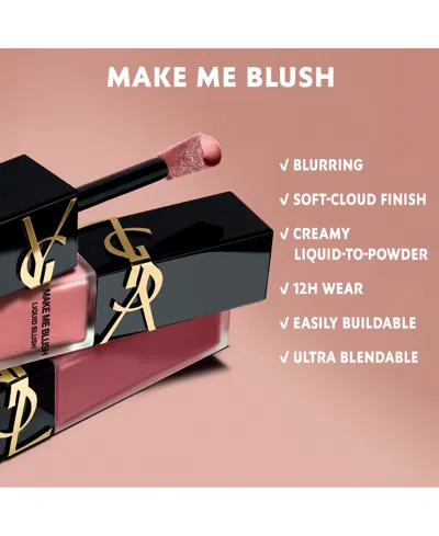 Saint Laurent Make Me Blush Liquid Blush In 57 Coral Clash