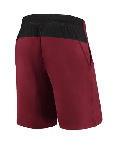 Fanatics Men's Garnet Atlanta United Fc Primary Logo Shorts In Garnet,black