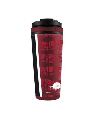 Ice Shaker Wincraft Arkansas Razorbacks 26oz. 4d Stainless Steel Bottle In No Color