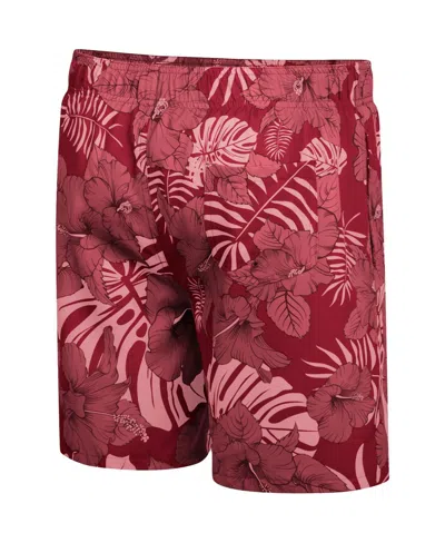Colosseum Crimson Washington State Cougars The Dude Swim Shorts In Crimson