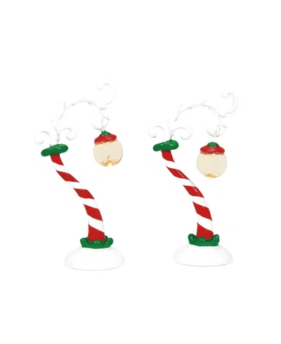 Department Five Villages Grinch Streetlights, Set Of 2 In Multi
