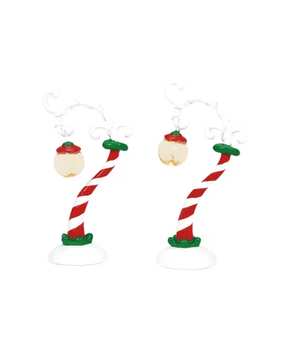 Department Five Villages Grinch Streetlights, Set Of 2 In Multi