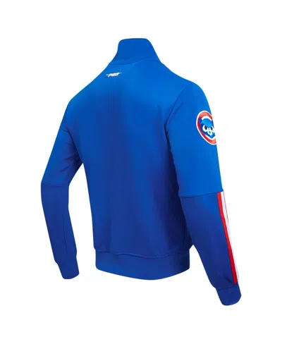 Pro Standard Royal Chicago Cubs Fast Lane Full-zip Track Jacket In Royal