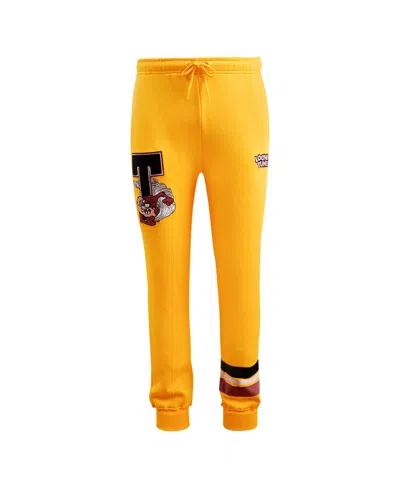 Freeze Max Men's Yellow Looney Tunes Taz Varsity Joggers In Yellow