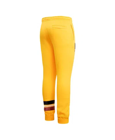 Freeze Max Men's Yellow Looney Tunes Taz Varsity Joggers In Yellow
