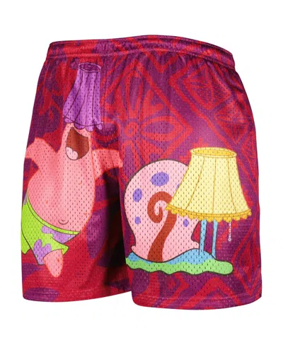 Chalk Line Men's Red Spongebob Squarepants Shorts In Red