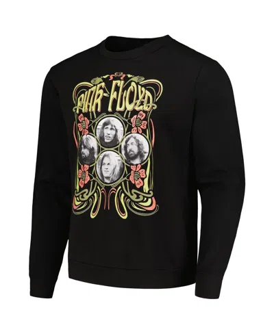 Ripple Junction Men's And Women's Black Pink Floyd Graphic Fleece Sweatshirt In Black