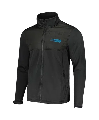 Dunbrooke Men's Heather Black Carolina Panthers Explorer Tech Full-zip Jacket In Heather Black