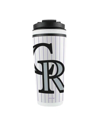 Ice Shaker Colorado Rockies 26oz. 4d Stainless Steel  Bottle In No Color