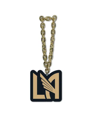 Mojo Lafc Team Logo Fan Chain Necklace In Black,gold