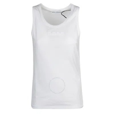 Rabanne Ribbed Conotta In White