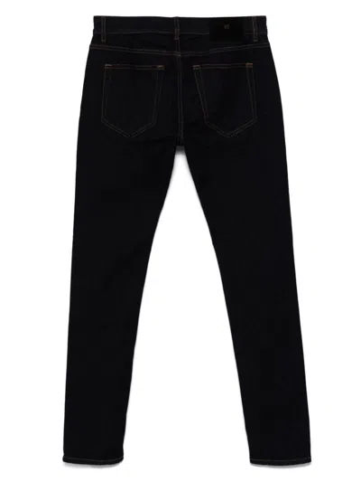 Pt Torino Logo-patch Jeans In Blue