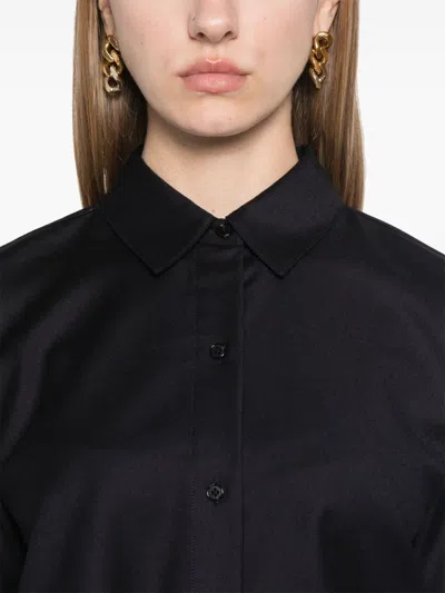 Shop Theory Virgin Wool Shirt In Blue