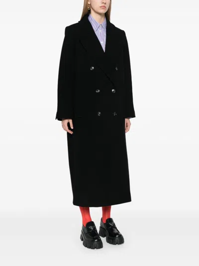 Ivy & Oak Clemence Responsible Virgin Wool Blend Coat In Black