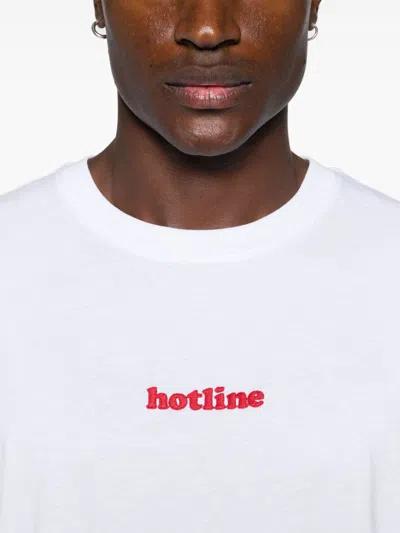 Gcds Embroidered-motif T-shirt In White