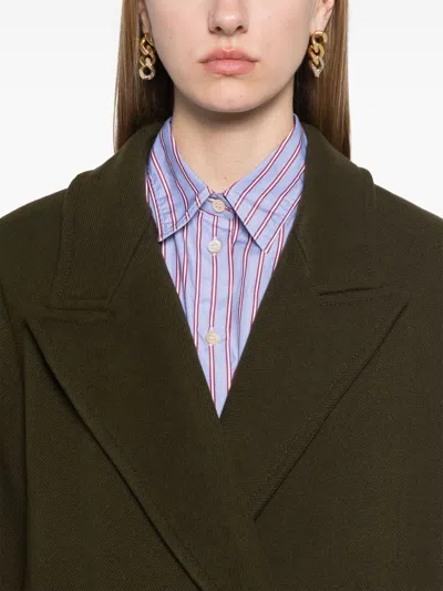 Ivy & Oak Jenna Oversized Trench Jacket In Green