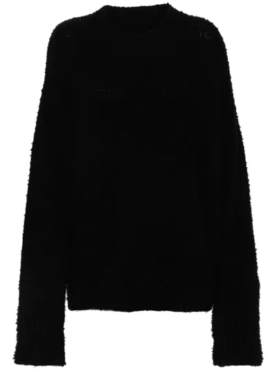 Uma Wang Wool Jersey. In Black