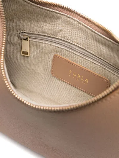 Furla Small Goccia Shoulder Bag In Brown