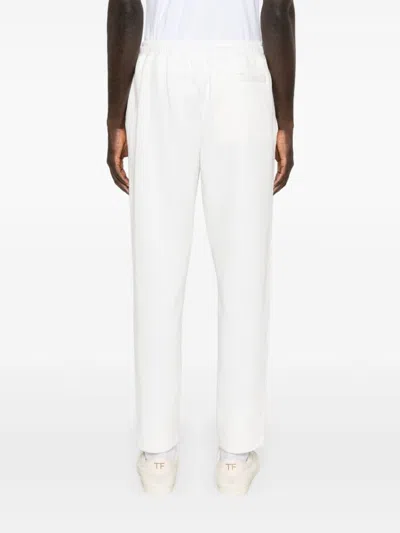 Eleventy Relaxed Fit Trousers Drawstring Waistband In Neutrals