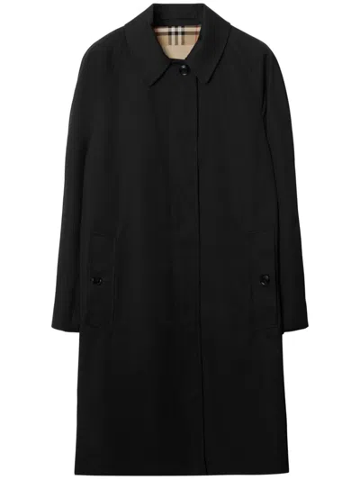 Burberry Camden Heritage Car Coat In Schwarz