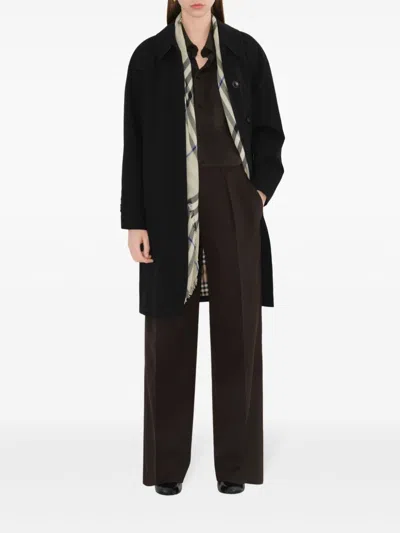 Burberry Camden Heritage Car Coat In Schwarz