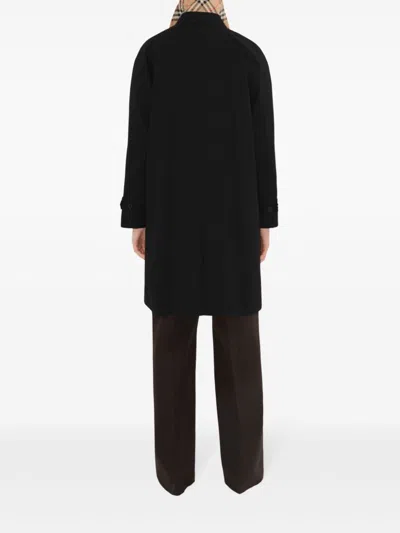 Burberry Camden Heritage Car Coat In Schwarz