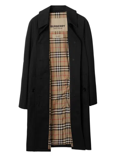 Burberry Camden Heritage Car Coat In Schwarz