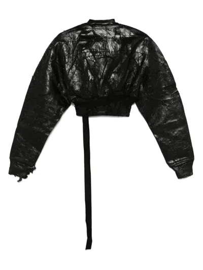 Rick Owens Drkshdw Collage Bomber Jacket In Black