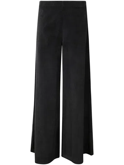 Stefano Mortari Fustagno Ampio Trousers In Black
