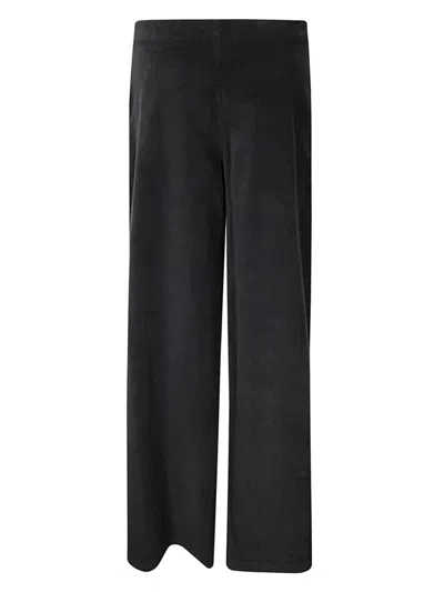 Stefano Mortari Fustagno Ampio Trousers In Black