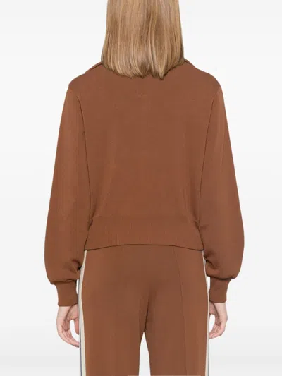 Autry Logo-patch Jacket In Brown