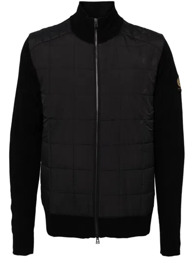 Shop Belstaff Kelbrook Zip Cardigan In Black