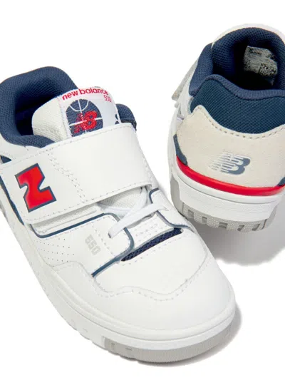 New Balance 550 Touch-strap Sneakers In White