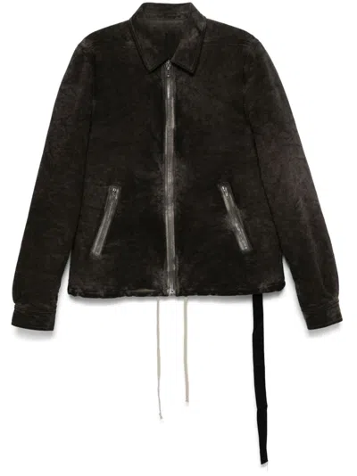 Rick Owens Drkshdw Drkshdw By Rick Owens Man Jacket Charcoal Size M Cotton In Gray