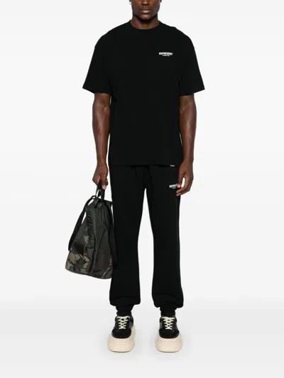 Represent Owners Club Logo Printed Crewneck T-shirt In Black