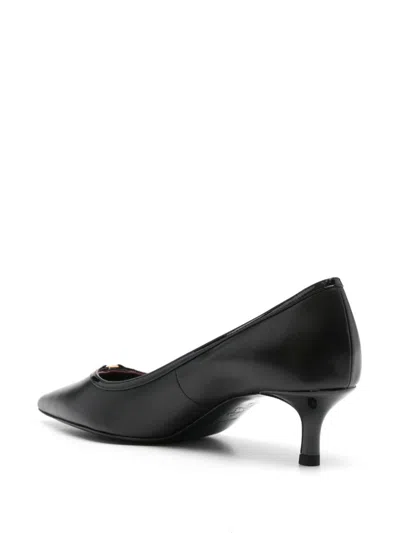 Tory Burch Double T Buckle Pump In Black